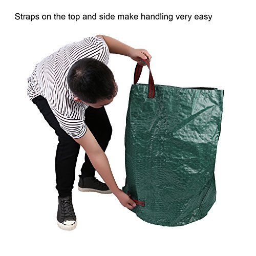 Hengu 4Pack 72 Gallons Large Garden Bags,Reusable & Durable Heavy Duty