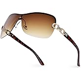 OPTOFENDY Y2K Sunglasses for Women Men, Trendy Sunglasses Men Women