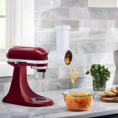 Slicer/Shredder Attachment Compatible with any KitchenAid Stand Mixers,Vegetable Chopper Grater Accessories,Salad Maker by iVict