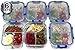 LARGE Premium 6 Sets Glass Meal Prep Containers 3 Compartment with Snap Locking Lids, BPA-Free, Microwave, Oven, Freezer, Dishwasher Safe (4.5 Cup, 36 Oz, Rectangle)