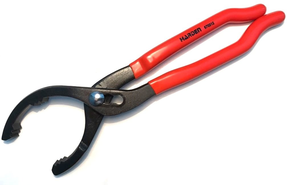 HARDEN Oil Filter Wrench, Serrated Jaws, 300mm Long (HAR 670312)