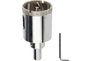 38mm（ 1-1/2 inch ） Diamond Hole Saw Diamond Drill Bit,Diamond Tip Hole Saw with Pilot Bit for Ceramic,Tile, Marble, Granite,P