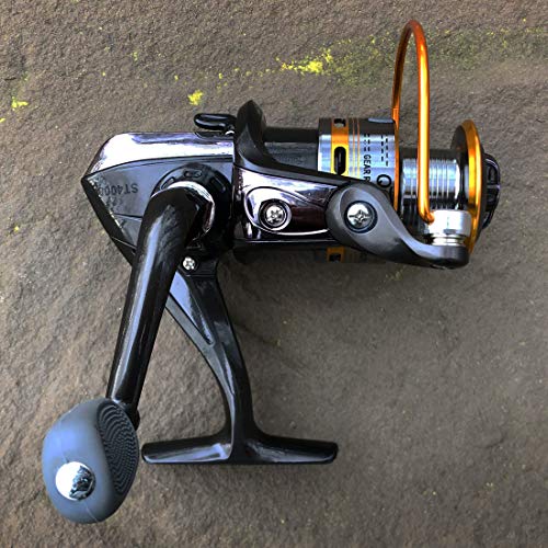 Rayline Angelspule Angelrolle Stationärrolle ST4000A QU Edelstahl Kugellager Schnurkapazität: 0,35mm/180m - 0,40mm/140m… – Bild 3