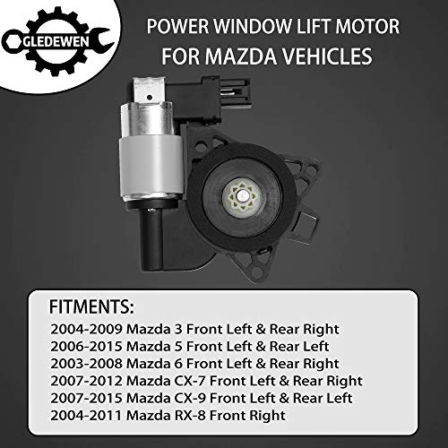 image for Gledewen Power Window Lift Motor | for Mazda 3, Mazda 5, Mazda 6, Mazd