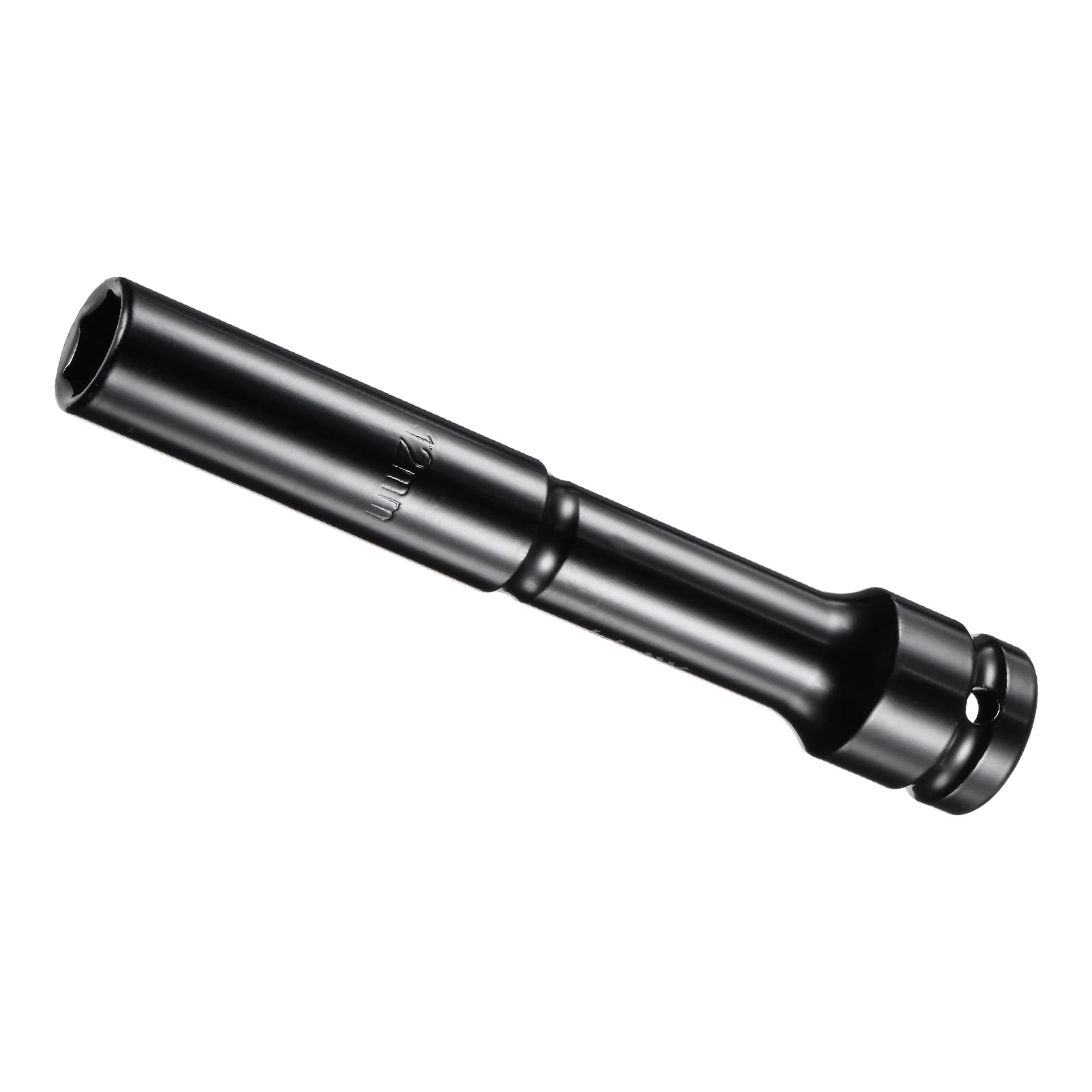 CoCud Thin Wall Deep Impact Socket, 1/2" Drive 12mm Socket, High Carbon Steel Metric 6-Point Socket - (Applications: for DIY, Household Maintenance and General Repairs)