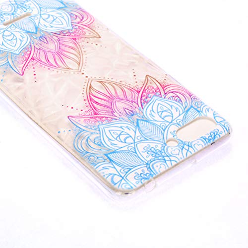 Xiaomi Redmi 6A TPU case,Embossed Varnish Painted TPU Diamond Shock Absorbing Shatter-Resistant Transparent Phone Shell for Xiaomi Redmi 6A