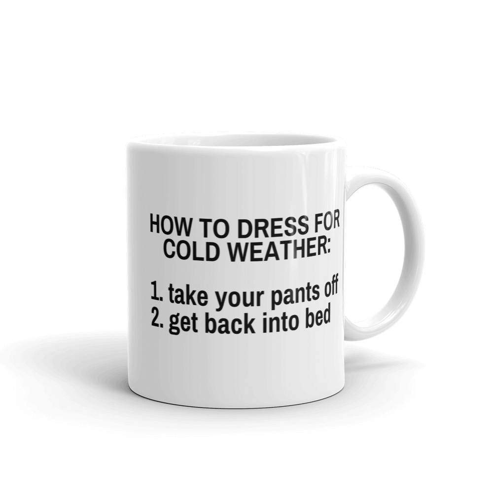 Custom Mug Cold Weather Quote Hot Chocolate Mug #useful #white #elephant #gift #ideas Custom Mug Cold Weather Quote Hot Chocolate Mug