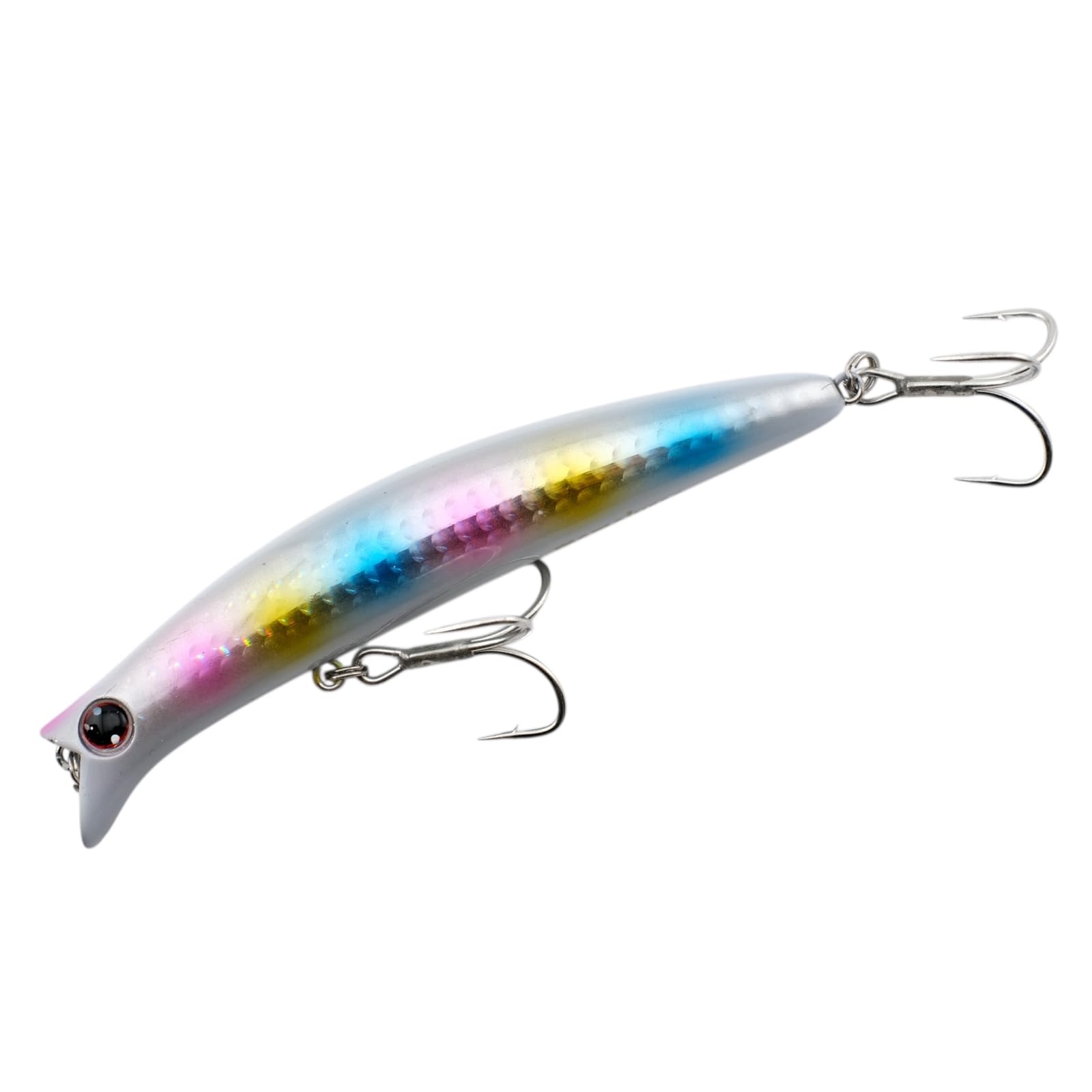 momolures - momowake 90 110 Floating Subsurface Minnow for Saltwater Bass fishing (110mm - LENS CANDY)