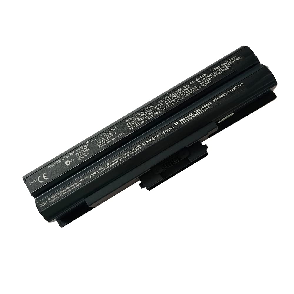 Trconelectron Replacement Battery for VAIO VGN-CS VGN-FW VGN-NW PCG-31311M PCG-3C1M PCG-3D1M PCG-7161M PCG-7181M PCG-7186M PCG-61111M PCG-81112M