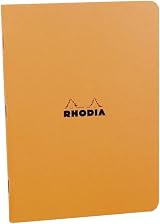 Rhodiah Rhodia 119164C Orange Piqué Notebook A4 96p Squared 5mm view 3