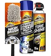 Armor All Wheel and Tire Cleaner and Tire Shine Kit, Heavy Duty Car Wheel Cleaner, Extreme Tire S...