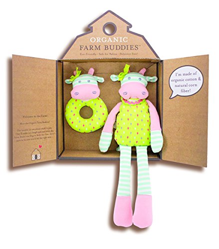 Organic Farm Buddies, Belle Cow Gift Set