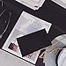Women Cute Transparent Clear See Through Box Clutch Acrylic Evening Handbag Cross-Body Purse Bag (Black)