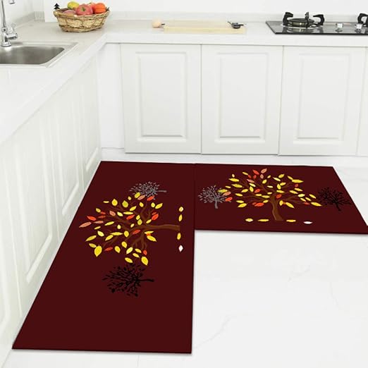 XUEKEKEAO Alfombras De Cocina Bajo Perfil Suave Antideslizante ...