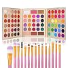 UCANBE Professional 86 Colors Eyeshadow Palette with 15pcs Makeup Brushes Set Matte Glitter Long Lasting Highly…