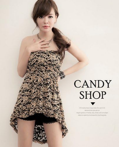 Amazon Co Jp 受注発注 メーカー直送 花柄 ベアトップ フィッシュテールスカート ワンピース ドレスワンピ 全2色 Nz 805 服 ファッション小物