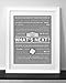 THE WEST WING Typography & Quote Art Print (Frame not included)