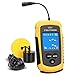 LUCKY Handheld Fish Finder Portable Fishing Kayak Fishfinder Fish Depth Finder Fishing Gear with Sonar Transducer and LCD Display primary