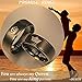 OUXUN Couples Promise Rings for Him Her King Queen Crown Engraved Black Titanium Stainless Steel Wedding Engagement Rings for Couples BF GF