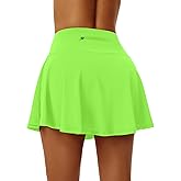 LTMNSZO Women's High Waist Pleated Tennis Skirt Lightweight Athletic Golf Skorts Skirts for Women with 4 Pockets Shorts