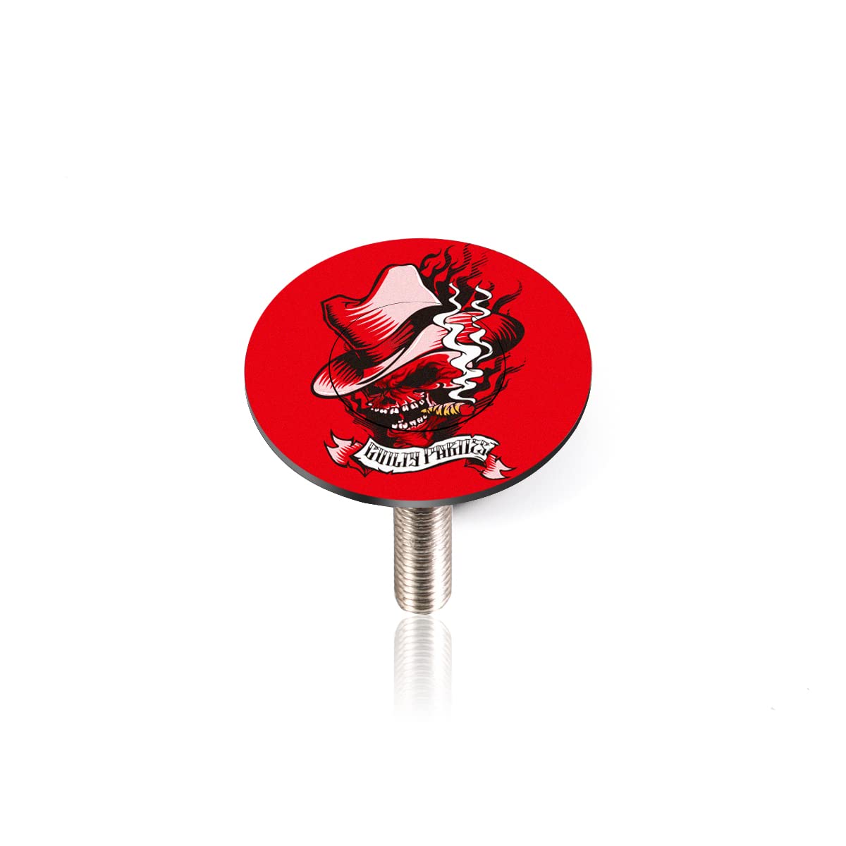 CNC Bike Headset Top Cap With Bolts，MTB Headset Cap for Bicycle Road Bike 1 1/8 Stems.