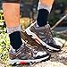 YUEDGE 5 Packs Men's Antiskid Wicking Outdoor Multi Performance Hiking Cushion Socks, Men shoe 7-10.5 US Size