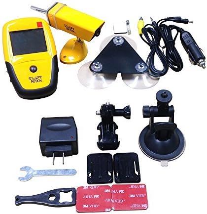 Swift Hitch Portable Wireless Vehicle Rear View Backup Camera Digital Interference Free IR Night Vision for RV Trailer Motorhome 5th Wheels-Extra Bundle with GoPro Compatible Mounting Kits-SH02D-B