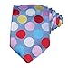 SetSense Men's Polka Dot Jacquard Woven Tie Necktie Set