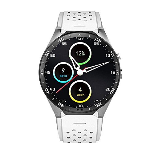 KW88 3G WIFI Smartwatch Cell Phone All-in-One Bluetooth Smart Watch Android 5.1 SIM Card with GPS,Ca