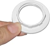 SCNNC Lampshade Reducer Ring E14 28mm White Pack of 6 view 3