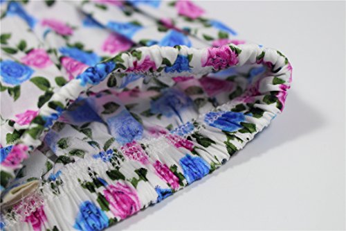 Peony Baby Baby Girl Bloomers Pantie 3m-24m Organic Diaper Cover (18-24 Months, Blue) - Thumbnail 3
