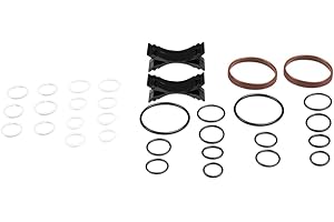 XYgdhqpt 32PCS ABC Valve Block PTFE seal Rebuild Reseal Kit Compatible With M-ercedes Benz S CL SL Part