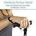 Vive Folding Cane with Light - Walking Adjustable Stick for Women, Men, Balance - Foldable Portable Collapsible Hand Balancing Mobility Aid - Lightweight, Heavy Duty, Comfortable - Swivel Quad Tip