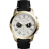 Fossil Grant Chronograph Leather Watch