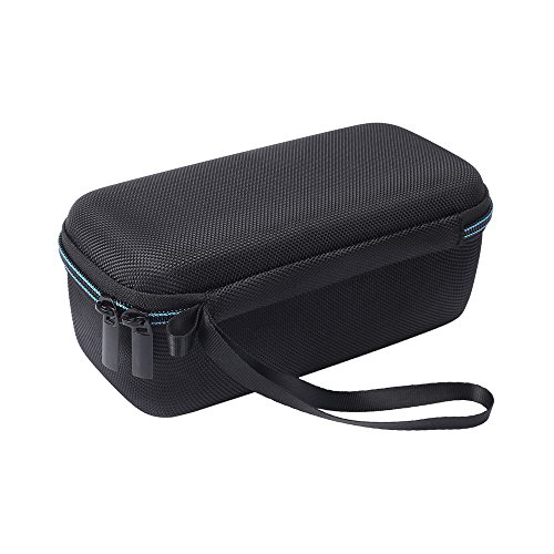Esimen Hard Travel Case for Nebula Capsule Smart Mini Projector by Anker and Remote Control USB Flash Drive Accessories Carry Bag Protective Storage Box (Black)
