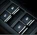 9 moon® Chrome Window Lift Buttons Decoration Sequins for Chevrolet Chevy Cruze
