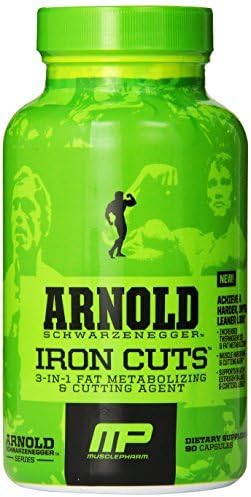 Muscle Pharm Arnold Schwarzenegger Series Iron Cuts Fat Metabolizing &amp; Cutting Agent - 90 Capsules by Arnold Schwarzenegger Series