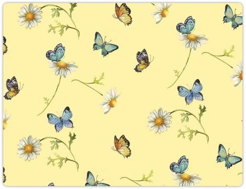 Conimar 11-1/2-Inch by 15-Inch Flexible Cutting Mats, Butterflies and Daisies Design 75238, Set of 2