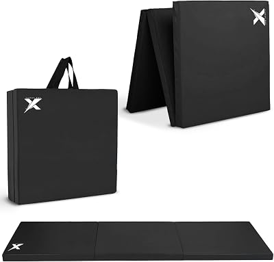 Xn8 Sports Tri-Fold Gymnastics Acro Tumble Mat 6cm Thick 6ft Long