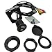 SinLoon 3ft 1 Meter USB 2.0 Male and 3RCA to USB & 3.5mm Female Flush Mount for Car, Boat and Motorcycle (Waterproof Cable USB-3RCA,1M)