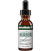 NutraMedix Burbur Detox Support Supplement - Desmodium Molliculum Extract Drops for Daily Cleanse - Focus Supplement & Fights