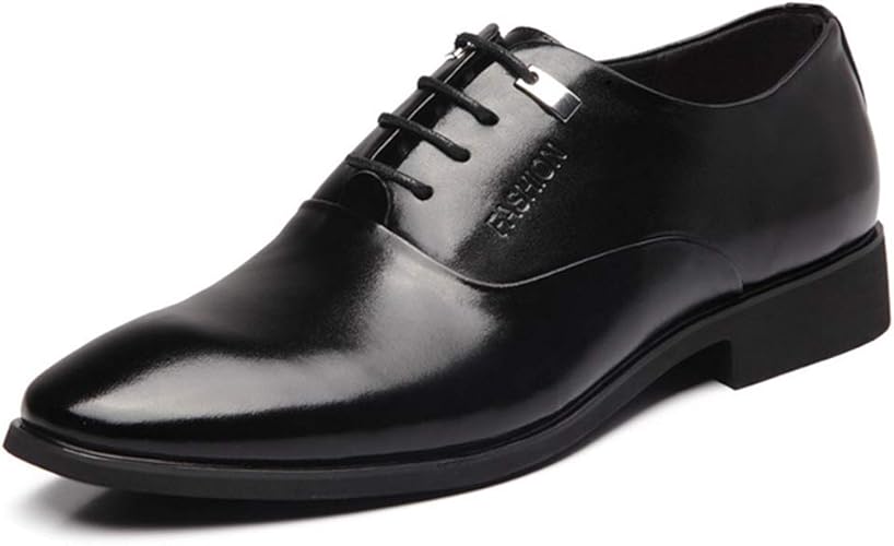 Amazon ビジネスシューズ インヒール メンズ 革靴 本革 フォーマル ポインテッドトゥ メンズ 靴 メンズシューズ ビジネス レースアップ 内羽根 おしゃれ 紳士靴 トレンド 小さいサイズ 通勤 結婚式 冠婚葬祭 ビジネスシューズ