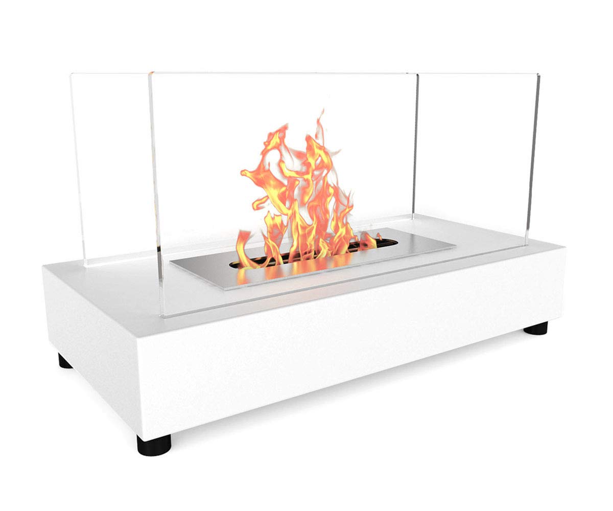 Buy Moda Flame Vigo Table Top Ethanol Fireplace White Online At