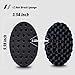 Barber Curl Twist Sponge Glove(Double Sided) and Big Holes Hair Brush Double Sided Sponge Kit Tutorial For Dreads Locking Twist Afro Curling Coils Wave Men and Women Hair Care Tool Set of 4(Blend)