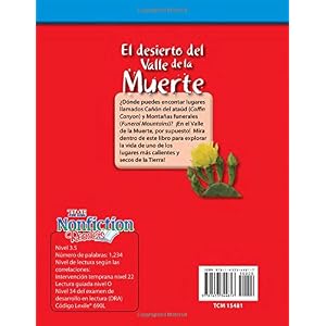 El desierto del Valle de la Muerte (Death Valley Desert) (Spanish Version) (TIME FOR KIDS® Nonfiction Readers) (Spanish Edition)