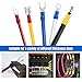 Nilight 540 PCS Electrical Connectors, Insulated Wire Terminals,Wire Connectors Spade Bullet Ring Connector Solderless Crimp Terminals Kit with 12 Size Assortment Terminal Set,2 Years Warranty