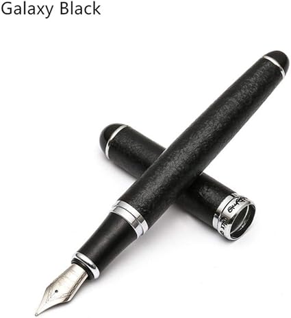 Amazon クラシカル イラウリタ 万年筆 金属製 書道ペン Jinhao 750 文房具 オフィス サイン用品 ブラック 万年筆 文房具 オフィス用品