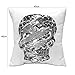 Play Tailor Mermaid Sequin Pillow Case Flip Sequin Pillow Cover Sugar Skull Throw Cushion Cover 16