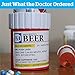 BigMouth Inc Foam Drink Kooler, Soft Sided Beer Cooler, Portable Party Beverage Holder for Soda Cans, Funny Can Cooler - Prescription Bill Bottle