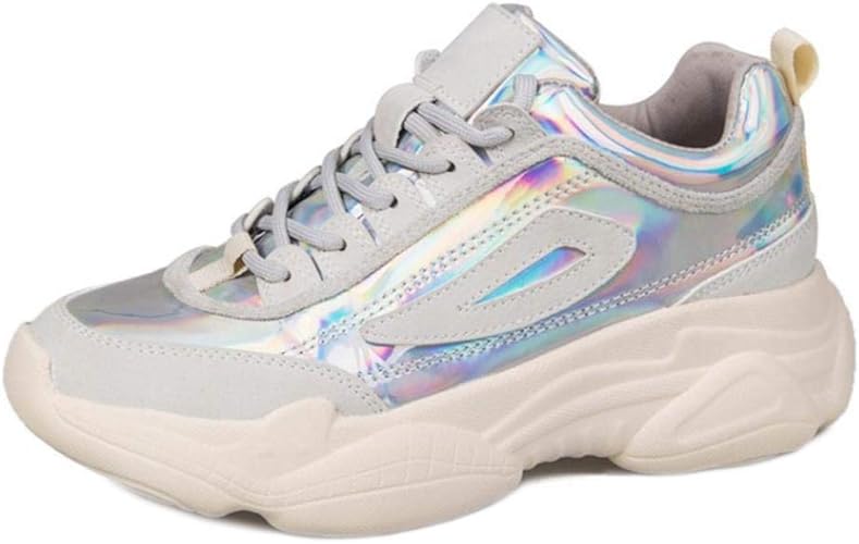 Amazon Night Cherry レディース おしゃれ ダッドシューズ キラキラ 厚底靴 女の子 スポーツ スニーカー 運動会 ランニング